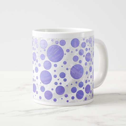 Tasse Géante Tache de soleil violette (Devant droit)