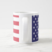 Tasse Géante Teddy Bear et Big USA Flag Heart (Dos)