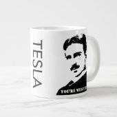 Tasse Géante Tesla (Tu es la bienvenue) (Devant droit)