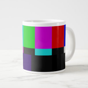 Tasse Géante Test de couleur des barres TV