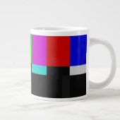 Tasse Géante Test de couleur des barres TV (Droite)