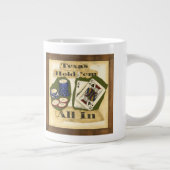 Tasse Géante Texas Hold 'Em main avec le roi et l'as (Droite)