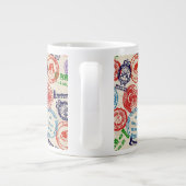 Tasse Géante Texture avec de vrais timbres. (Dos)