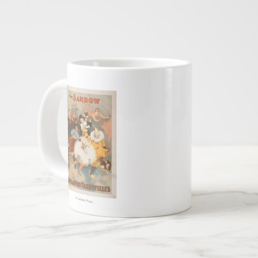 Tasse Géante Thème Carnaval de Sandow Trocadero Vaudevilles (Devant gauche)