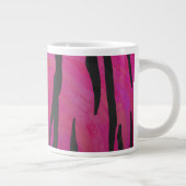 Tasse Géante Tiger rose chaud et noir (Droite)