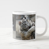 TASSE GÉANTE TIGRE CUB BLANC (Droite)