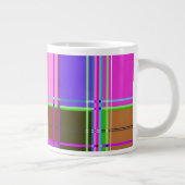 Tasse Géante Tissu Couleurs Carrés (Droite)