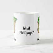 Tasse Géante Toast Hipster de l'Avocado lunettes de poils grais (Devant)