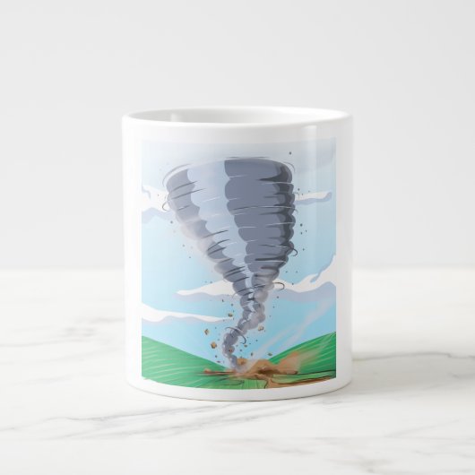 Tasse Géante Tornade Twister (Devant)