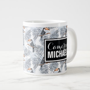 Tasse Géante Toucan gris Ajouter votre nom