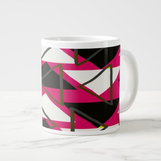 Tasse Géante Triangles (Devant droit)