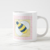 Tasse Géante Trio d'abeilles aux fleurs (Droite)