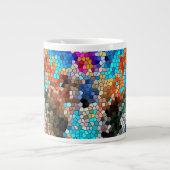 Tasse Géante TTEQOTGCubismINV SGDRKDP BLUE (Devant)