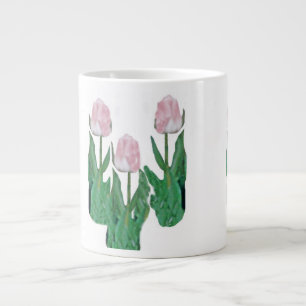 Tasse Géante Tulipes trois roses