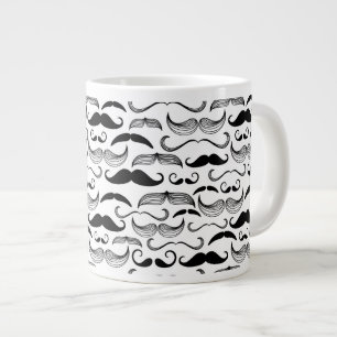 Tasse Géante Un Club de Gentlemen. motif Mustache 2