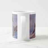 Tasse Géante Un morceau de dauphins de saut (Dos)