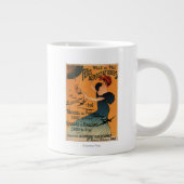 Tasse Géante Une femme aux têtes rouges attend l'affiche des oi (Droite)