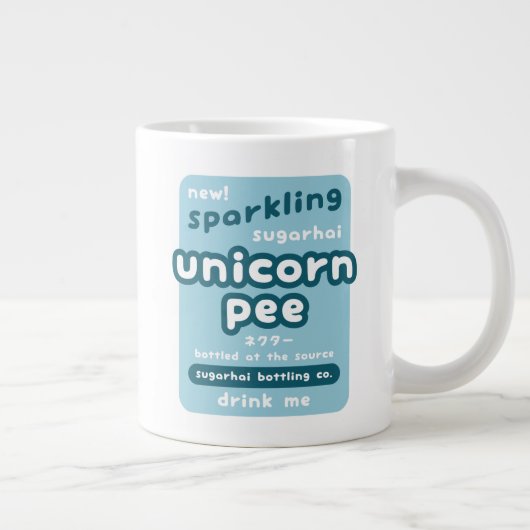 Tasse Géante Unicorne Pee (Droite)
