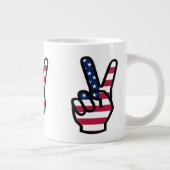 Tasse Géante US Victory Sign (Droite)
