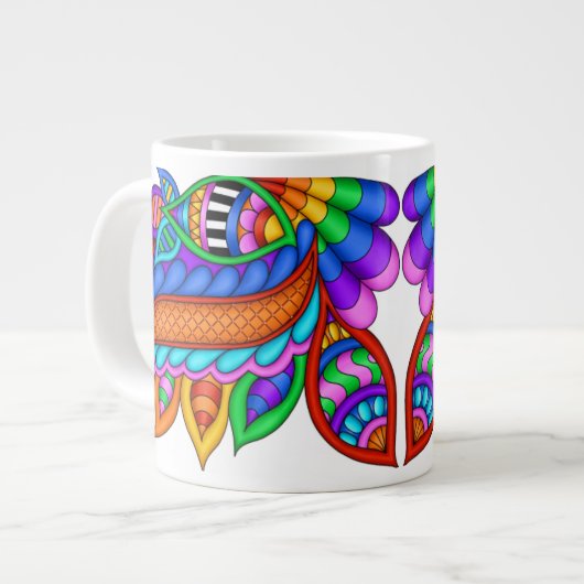 Tasse Géante Venez le chercher (Devant gauche)