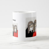 Tasse Géante "Vient ici le juge du DA " (Devant)