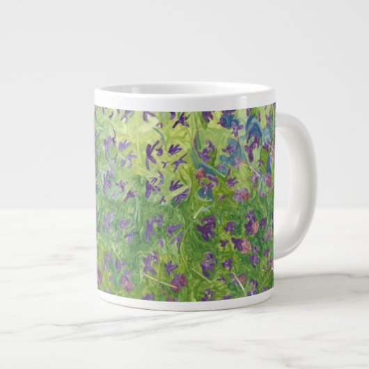 Tasse Géante Violettes douces 2012 (Devant droit)