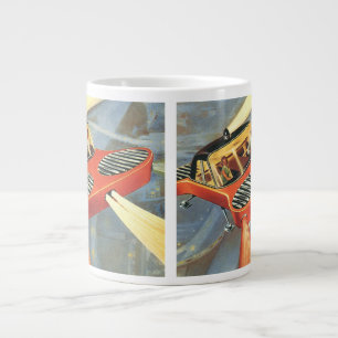 Tasse Géante Voiture volante futuriste de science-fiction vinta