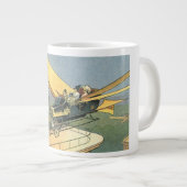 Tasse Géante Voiturée décapotable de science-fiction Steampunk (Devant droit)