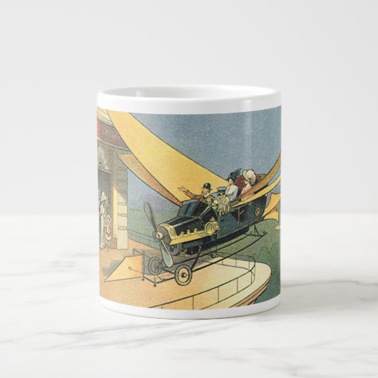 Tasse Géante Voiturée décapotable de science-fiction Steampunk (Devant)
