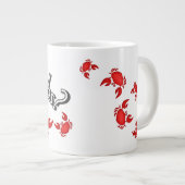 Tasse Géante Vous avez des crabes ? Humour des crabes rouges (Devant droit)