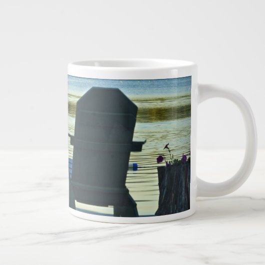 Tasse Géante Vue des chaises d'Adirondack dans l'Adirondacks, (Droite)