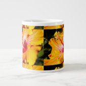 Tasse Géante Vue latérale de l'Hibiscus orange (Devant)