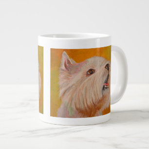 Tasse Géante West Highland White Terrier Portrait