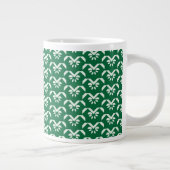 Tasse Géante Zigzag floral vert (Droite)