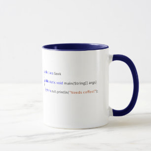 Tasse Geeky de Java pour Devs