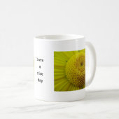 Tasse gelbe Margeritenblüte : Bonne journée (Devant droit)