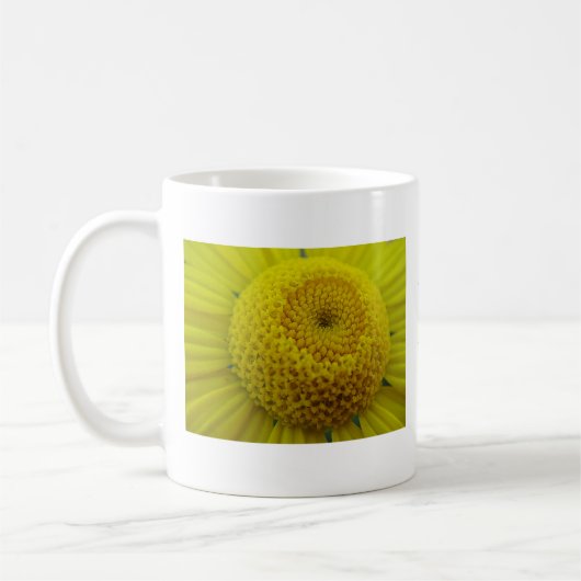 Tasse gelbe Margeritenblüte : Bonne journée (Gauche)