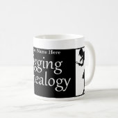 Tasse généalogique de creusement personnalisé (Devant droit)