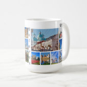 Tasse géniale de tasse de collage d'architecture (Devant droit)