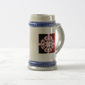 Tasse Géométrie Cachée de la Nature Abstraite (Devant droit)