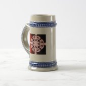 Tasse Géométrie Cachée de la Nature Abstraite (Devant gauche)