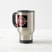 Tasse Géométrie Cachée de la Nature Abstraite (Devant gauche)