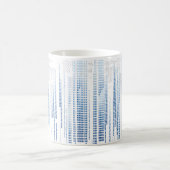 Tasse Géométrique Abstraite Bleue (Centre)
