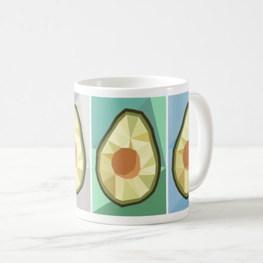 Tasse géométrique d'avocats (Devant droit)