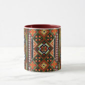 Tasse géométrique de broderie de Vyshyvanka (Centre)