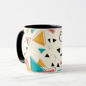 Tasse géométrique rétro 90 (Devant gauche)