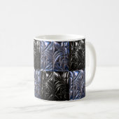 Tasse géométrique sombre" (Devant droit)