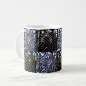 Tasse géométrique sombre" (Devant gauche)