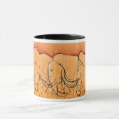 Tasse gigantesque d'art de caverne (Centre)
