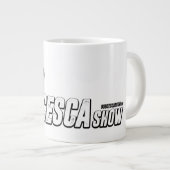 Tasse Gigantesque Logo de l'émission Bob Cesca (Devant droit)